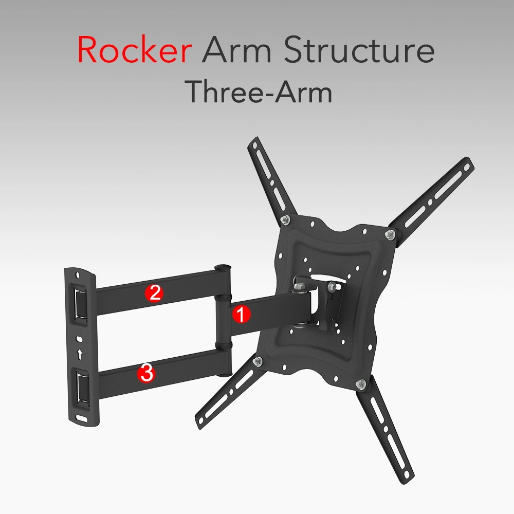 TMX400A 26-55" Adjustable Wall Mount Bracket Rotatable with Spirit Level view 3