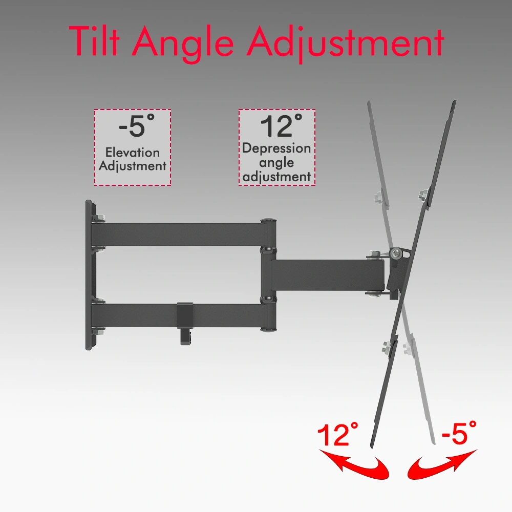TMX400A 26-55" Adjustable Wall Mount Bracket Rotatable with Spirit Level view 4