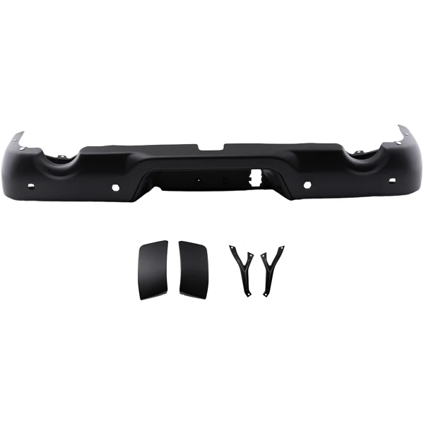 Rear Bumper Assembly fits fit for RAM 1500 2009-2018 Black Steel Screw-On Bolt-On view 6