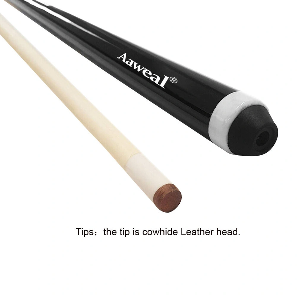 57'' 2 Piece Wood Snooker Pool Cues Billiard Cue Set