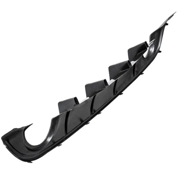 Rear Bumper Diffuser Lip Carbon Fiber fit for Dodge Charger SRT R/T Scat Pack 15-20 view 2