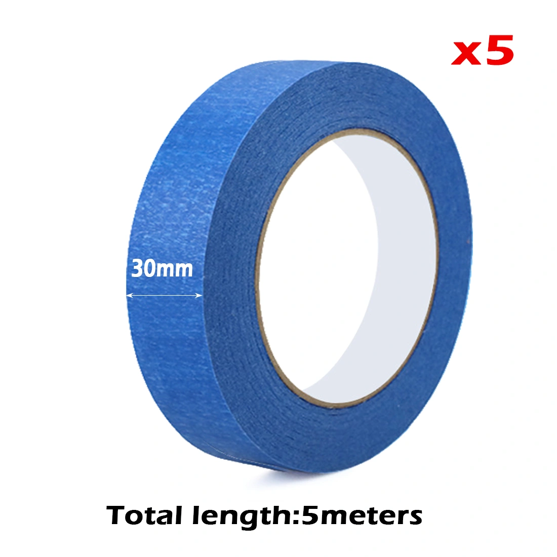 Blue Painter's Tape 1 Inch Crepe Masking Tape, Removable Painter Tape for Walls, Trim & DIY Painting Supplies view 3