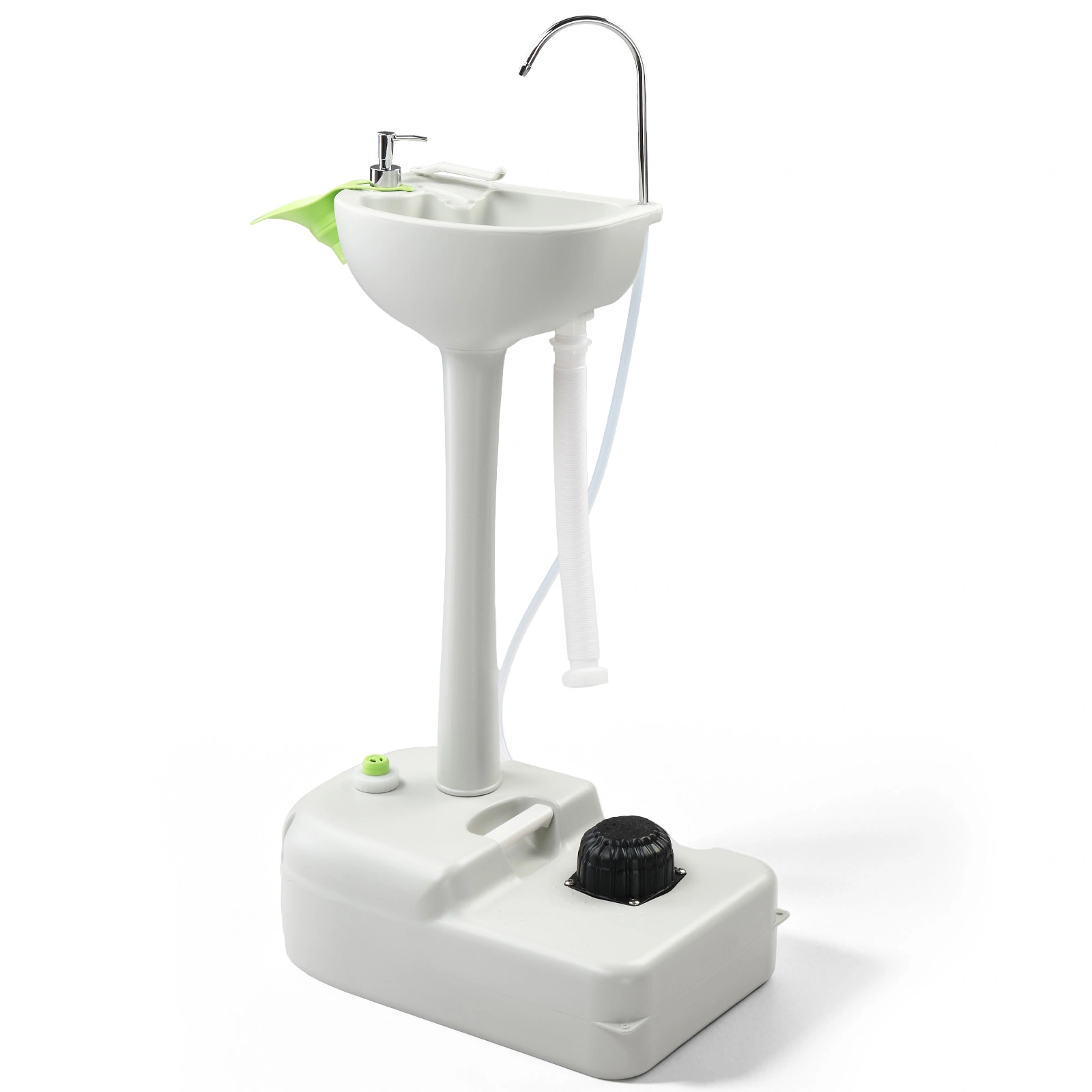 CHH-7701 Portable Removable Outdoor Wash Basin Mobile Sink White Plastic view 3