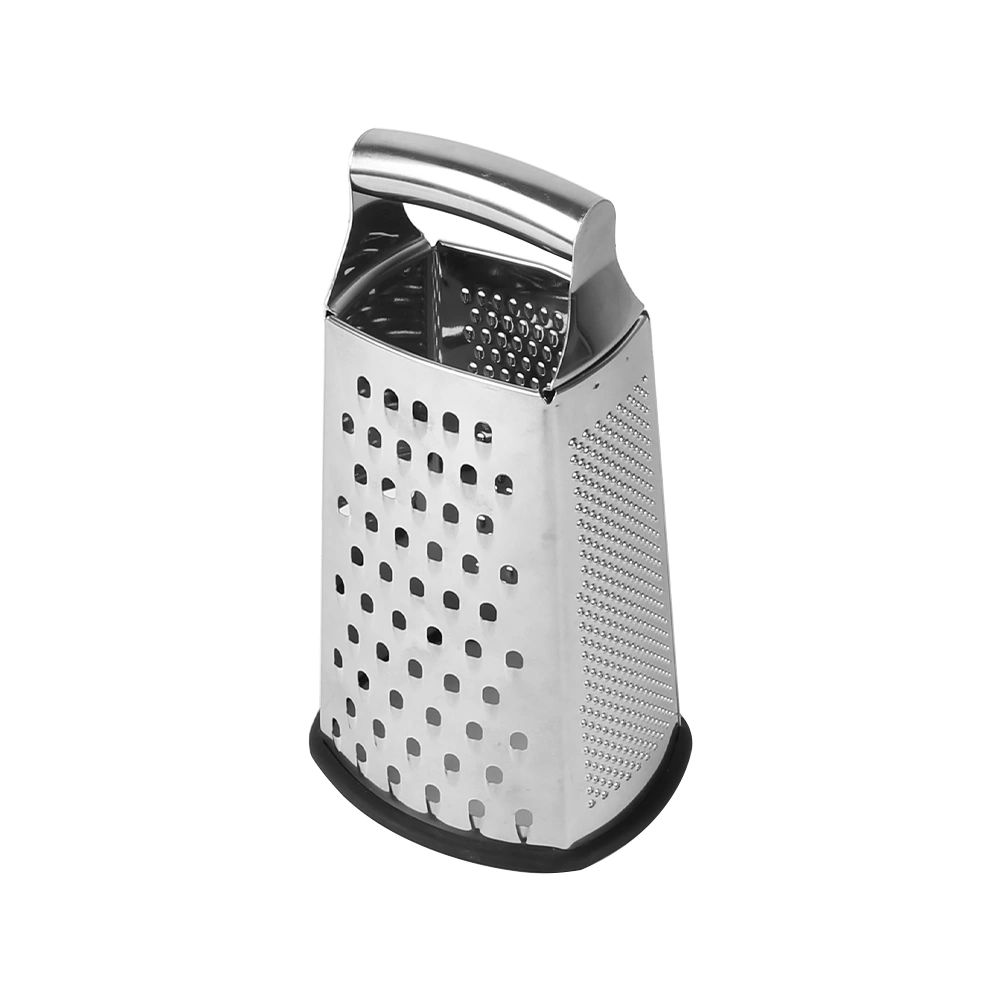 Stainless Steel 4-Sided Food Grater for Cheese Vegetable BBQ Kitchen Grating view 4
