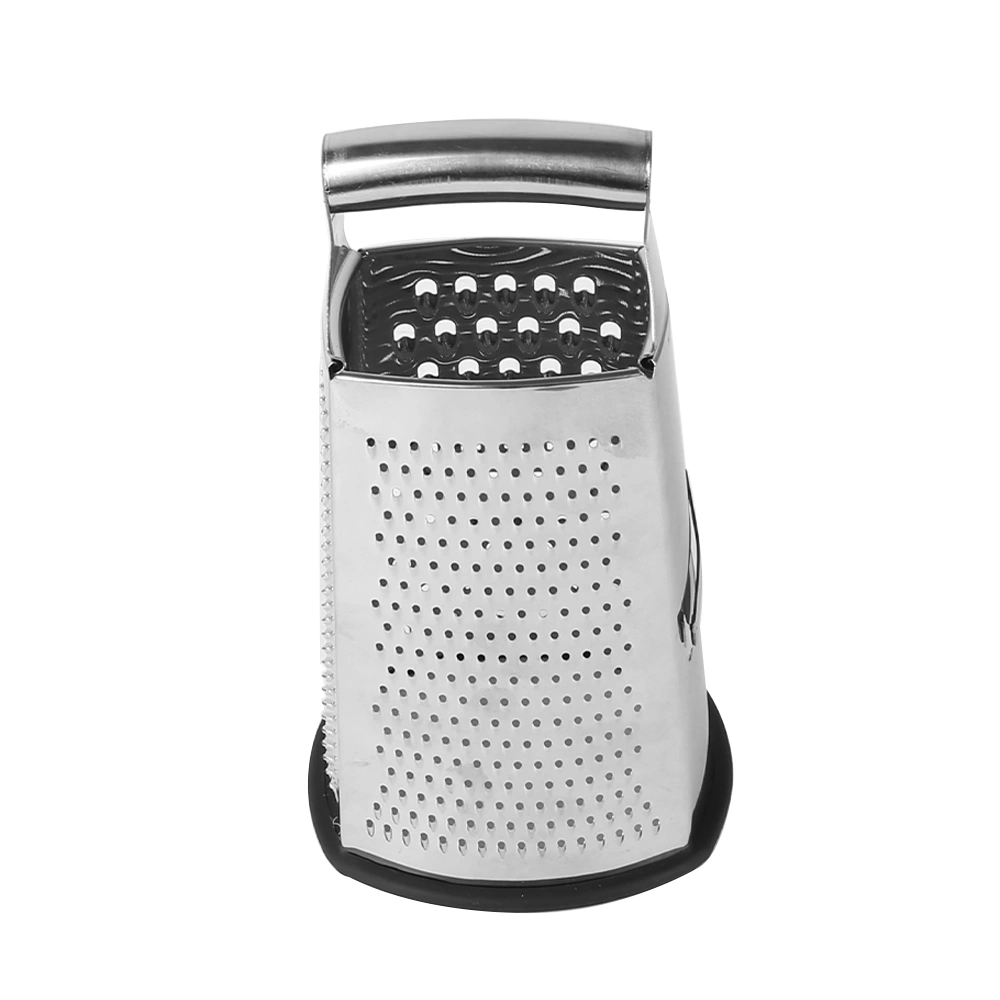 Stainless Steel 4-Sided Food Grater for Cheese Vegetable BBQ Kitchen Grating view 5