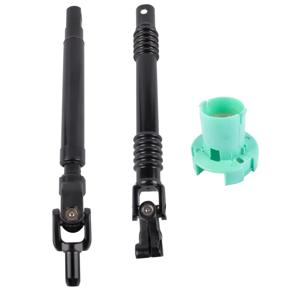 Upper & Lower Steering Shafts Kit Fit for Chevy Silverado GMC Sierra 1500 2500 3500 Avalanche Suburban Tahoe Yukon Cadillac Escalade 88963617 905-512