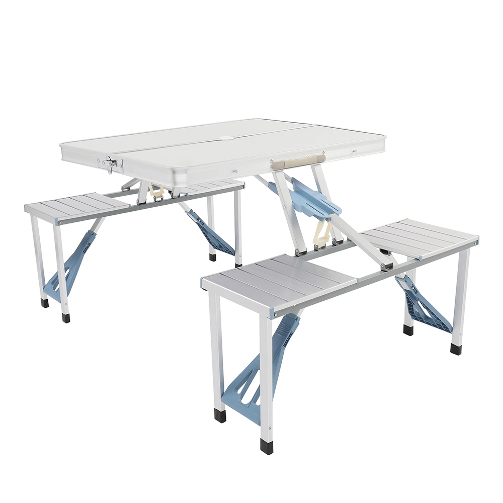 One Piece Folding Table and Chair Aluminum Alloy view 7
