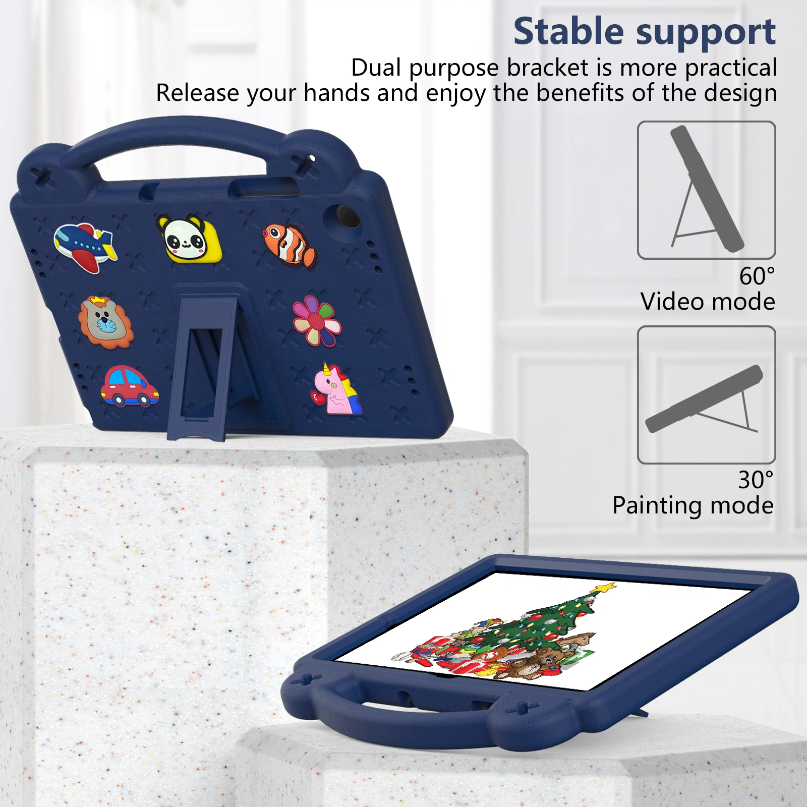 Shockproof Kids Case for Samsung Galaxy Tab A9 Plus 11" Tablet with Stand Cover view 3
