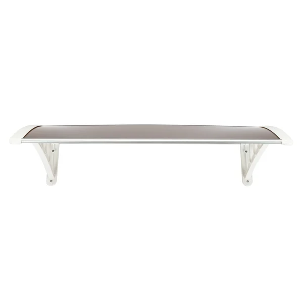 HT-100 x 80 Household Application Door & Window Rain Cover Eaves Brown Board & White Holder view 2