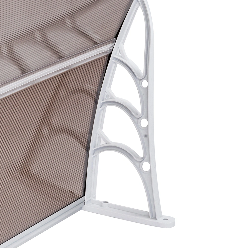 HT-100 x 80 Household Application Door & Window Rain Cover Eaves Brown Board & White Holder view 17