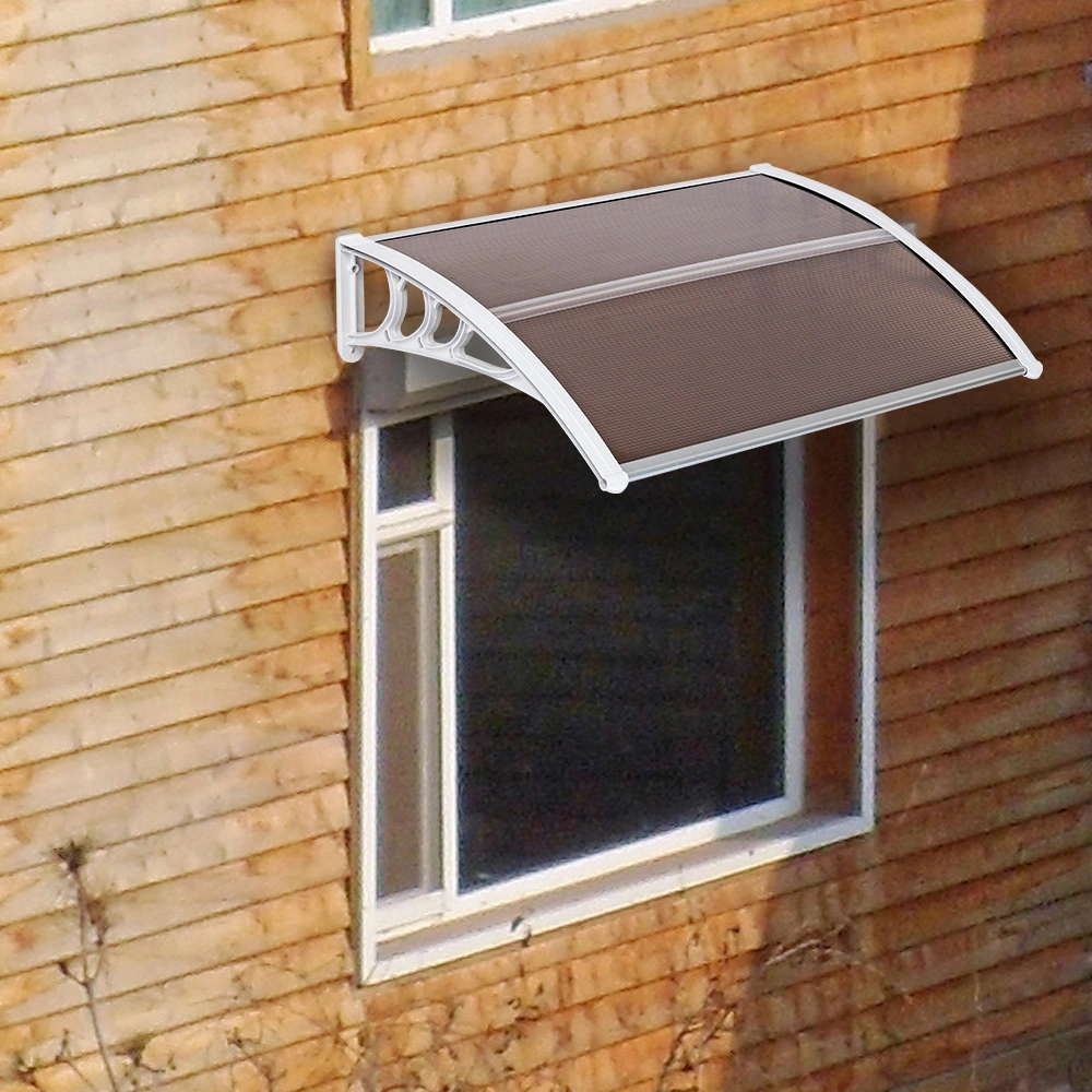 HT-100 x 80 Household Application Door & Window Rain Cover Eaves Brown Board & White Holder view 24