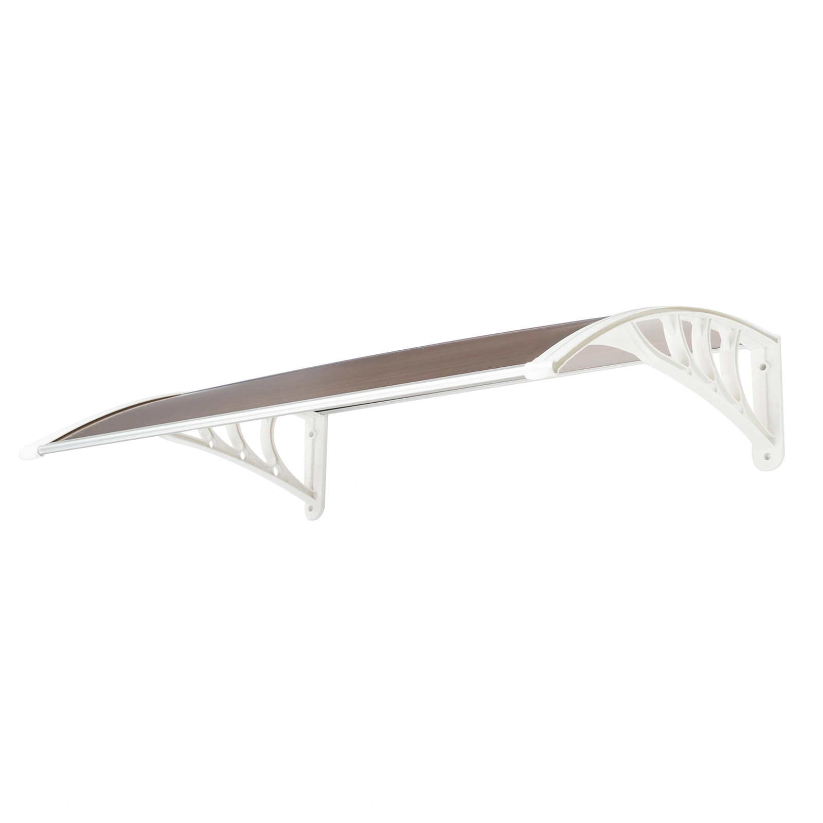 HT-100 x 80 Household Application Door & Window Rain Cover Eaves Brown Board & White Holder view 7