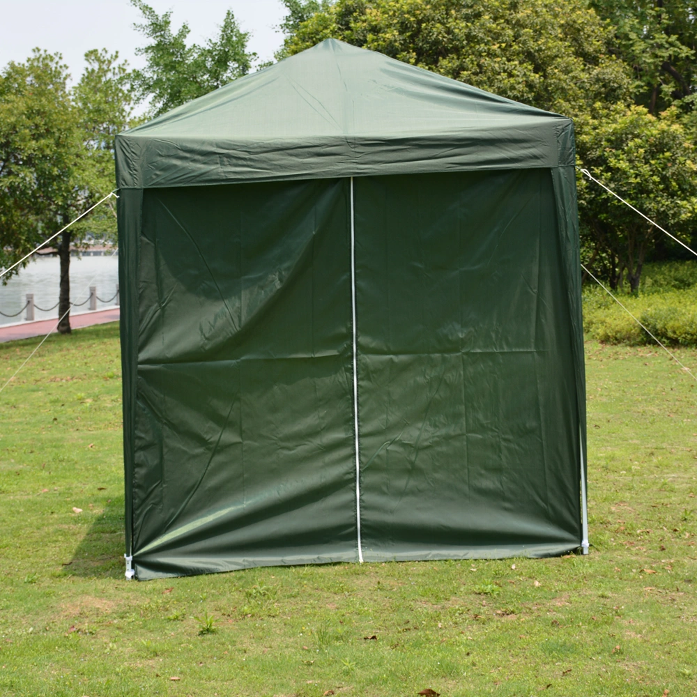 2x2m Green Waterproof Folding Tent, Right-Angle Portable Pop-up Shelter with 2 Doors & 2 Windows for Outdoor Camping view 20