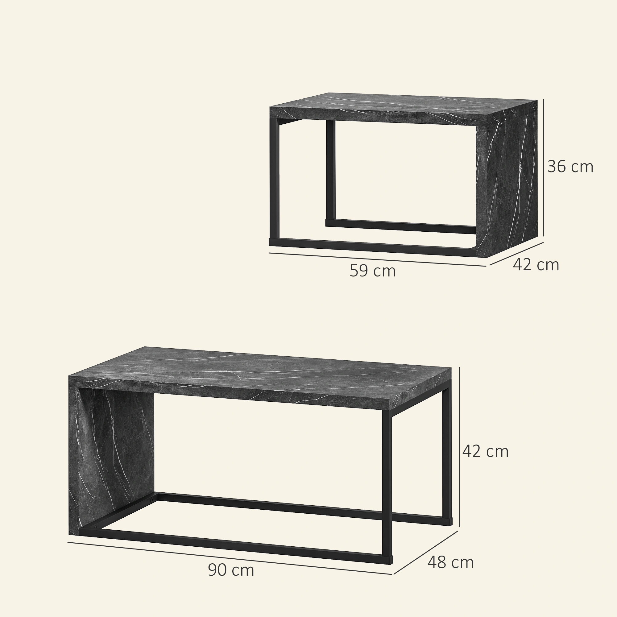Vintage Rattan Coffee Table with Storage Shelf, Wicker End Table for Living Room, Bedroom view 4