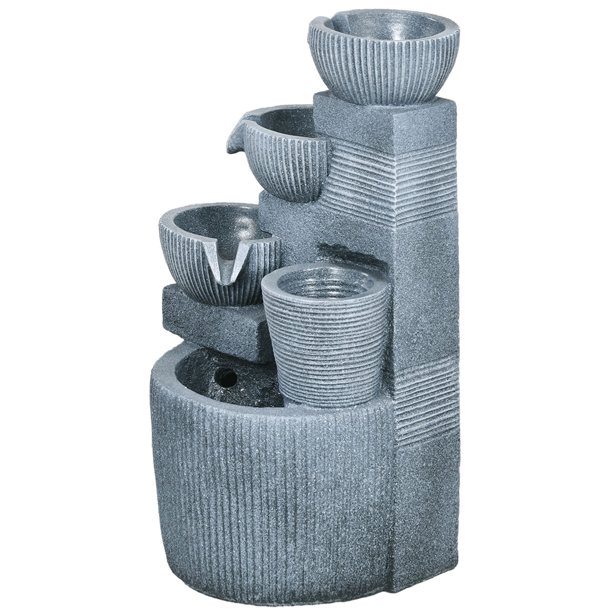 Submersible Fountain Pump for Fish Tank, Water Feature for Aquarium Pond, Quiet Bubble Jet Spray, Decorative Outdoor Indoor Waterfall view 3