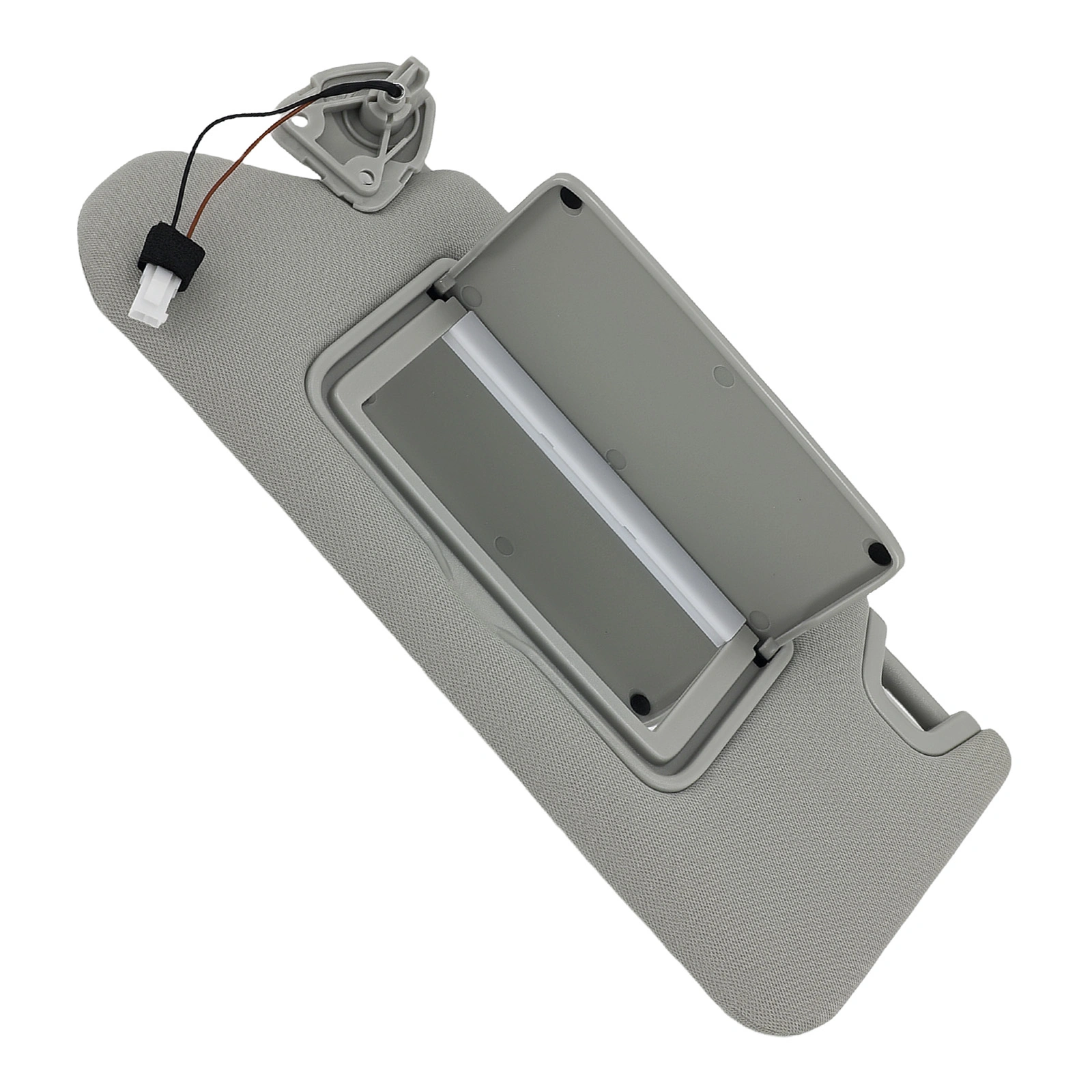 Driver Side Sun Visor with Light for Nissan Altima 2013-2018, Gray UV Resistant, OE 96401-3TA2A view 5