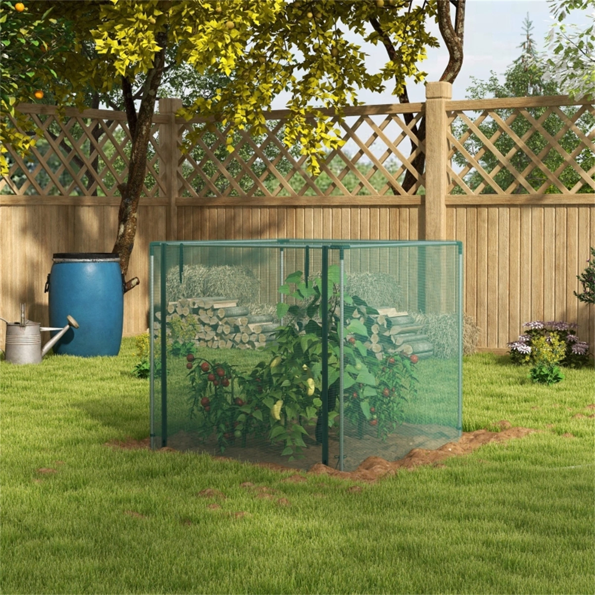 Plant Protection Tent - Compact Mini Greenhouse Cover, Portable Cold Frame Row Cover for Seed Starting Season Extension Gardening view 3
