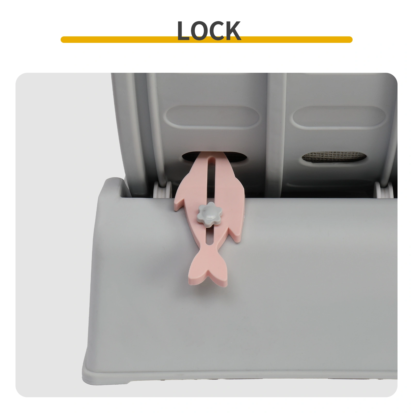 80*34*86CM, Gray PP track connector assembly, Round shape with gray carpet + 1 cat teaser stick, 15kg cat treadmill view 5