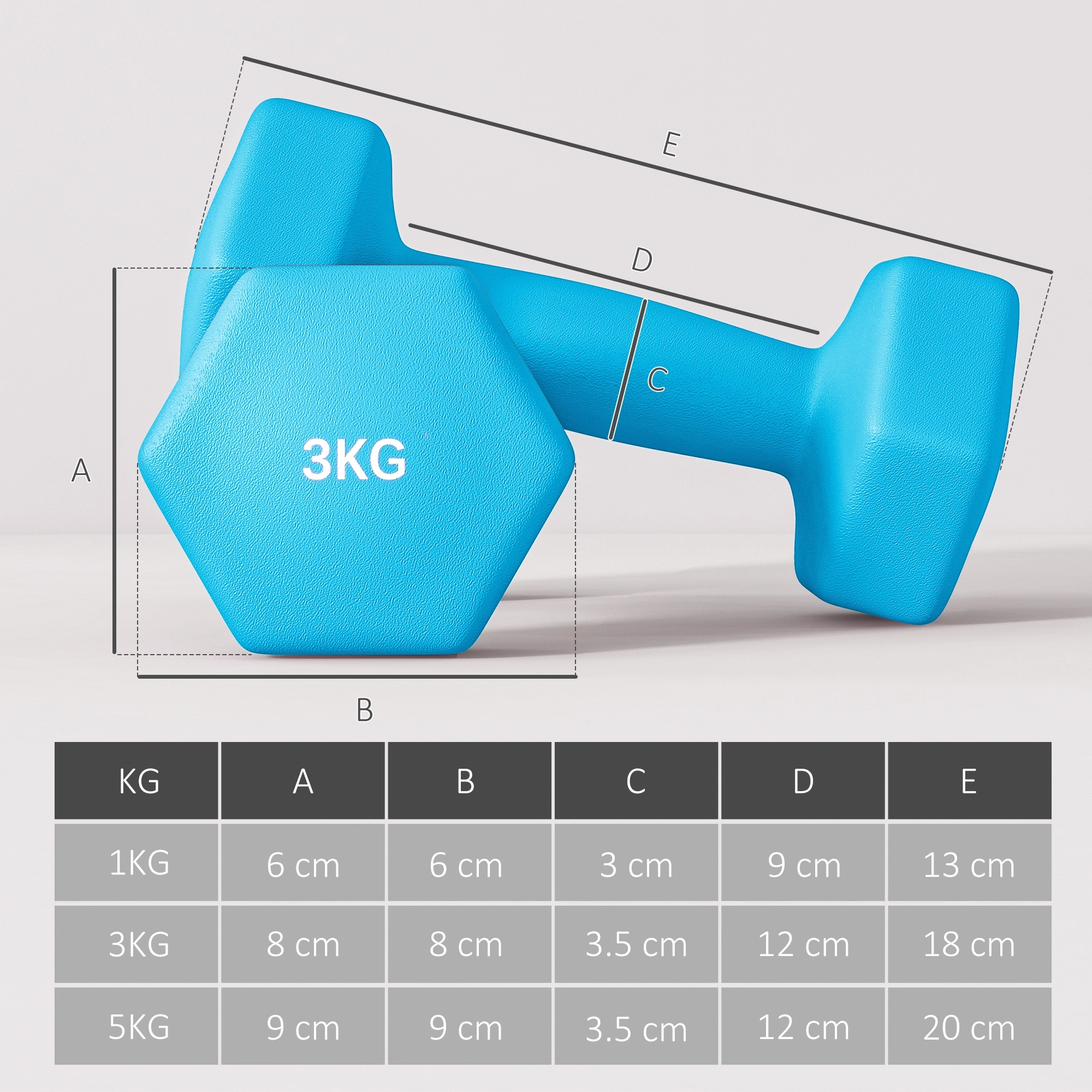 Adjustable Dumbbell Set 20lb, Pair, 20 Pounds Weights for Men Women, Cast Iron with Foam Grip view 3