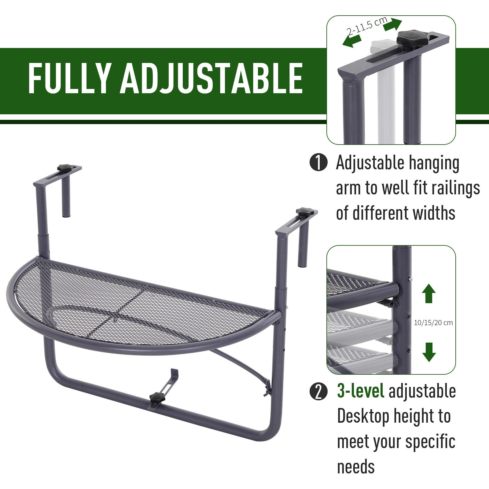 Portable Folding Camping Table - Lightweight Aluminum Outdoor Cooking Station for Hiking, Beach & Picnic view 2