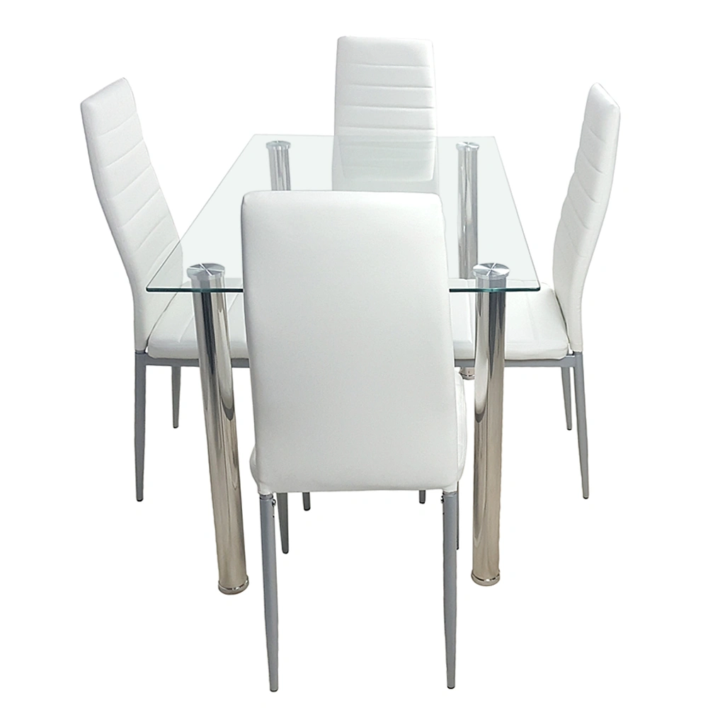 110CM Clear Color Dining Table Set (This product will be split into two packages) view 24