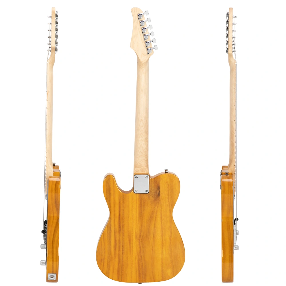 Maple Fingerboard GTL Electric Guitar SS Pickup Transparent Yellow view 11