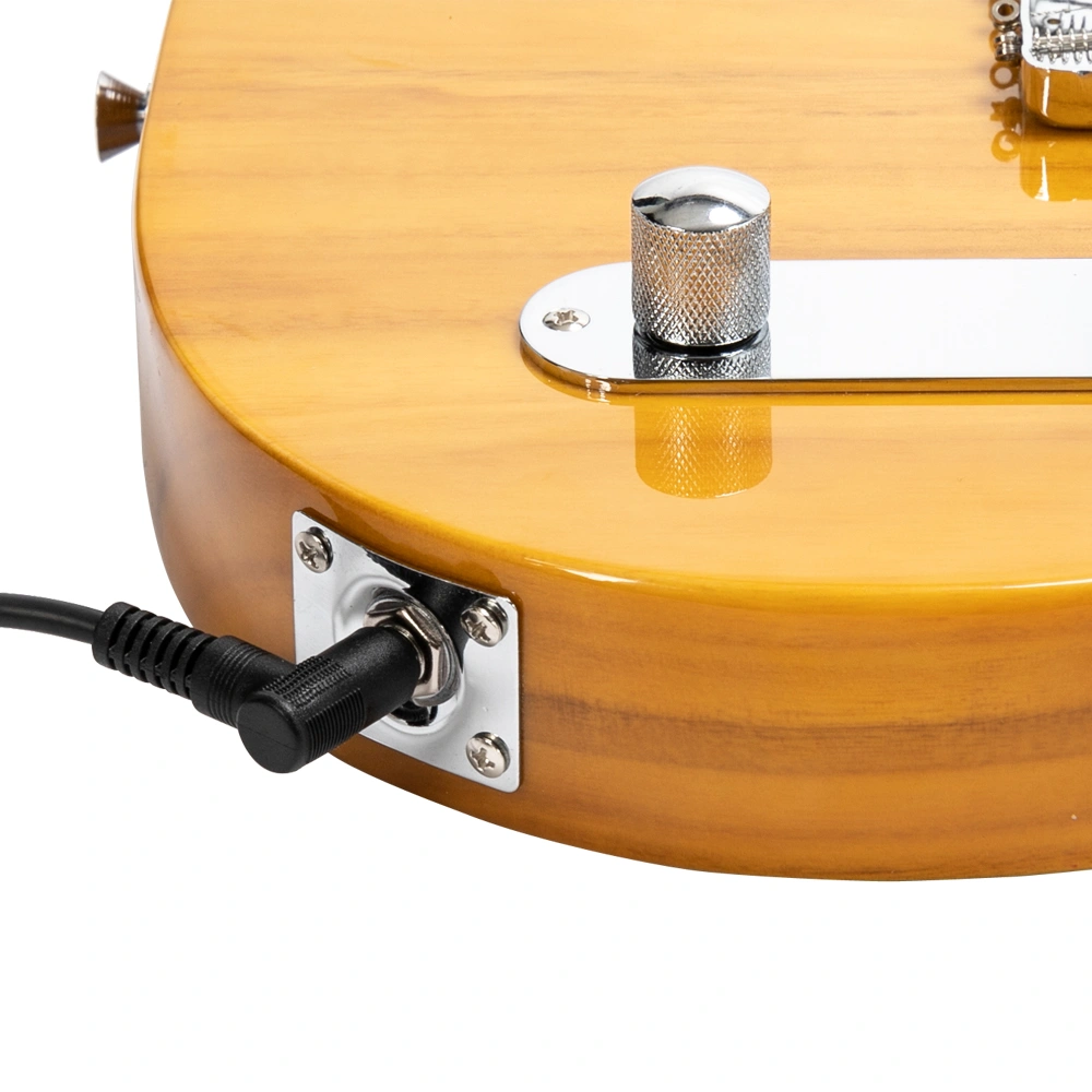 Maple Fingerboard GTL Electric Guitar SS Pickup Transparent Yellow view 16
