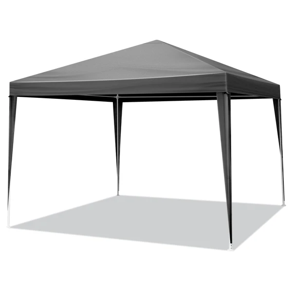 10'x10' Gazebo Waterproof Outdoor Canopy Patio Tent Party Tent for Wedding BBQ Cater, Black view 4