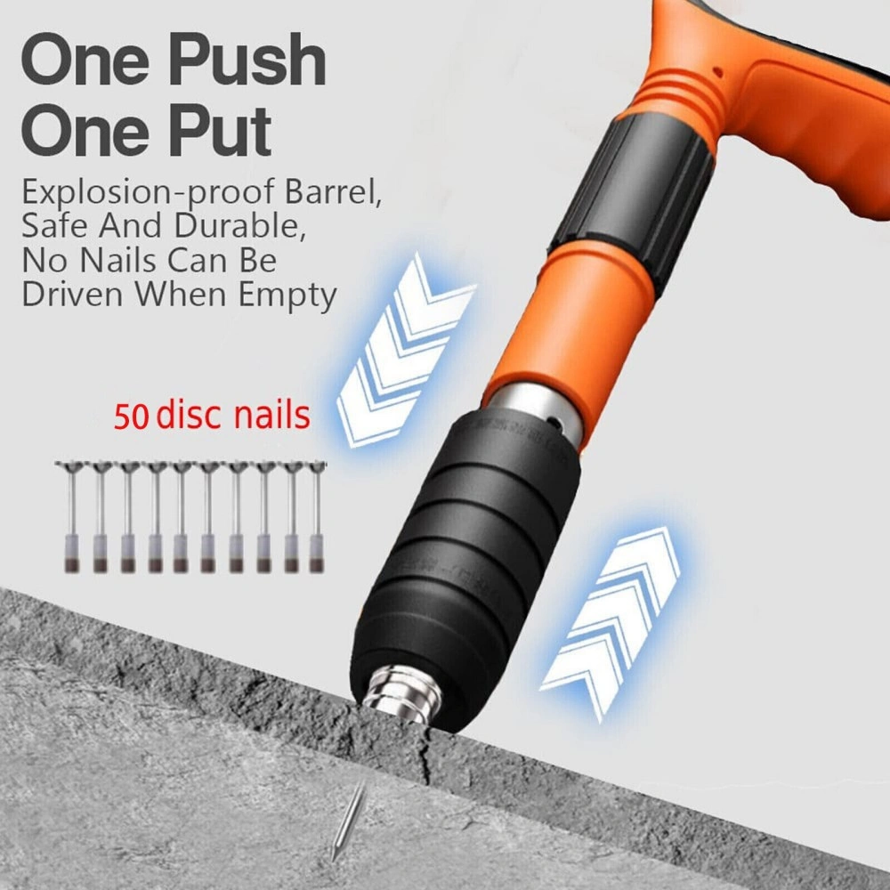 Integrated 4-Gear Steel Air Nailer Manual Woodworking Nail Gun Power Tool NEW view 2