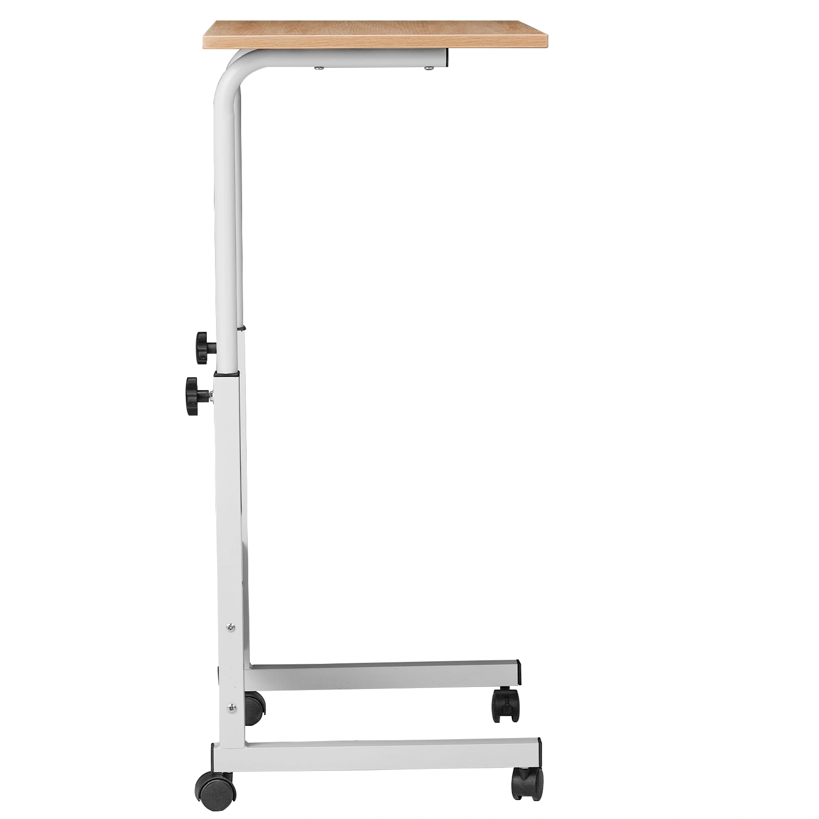 Adjustable Oak Finish P2 Particle Board Computer Desk 60cm - Space Saving Home Office Desk view 3