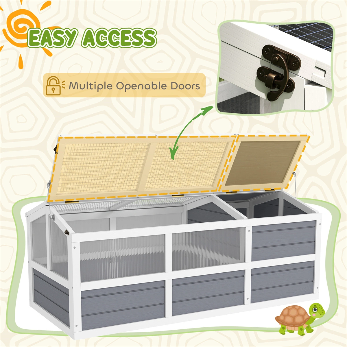 Pet House/ Tortoise House/Small Animal Habitat view 5