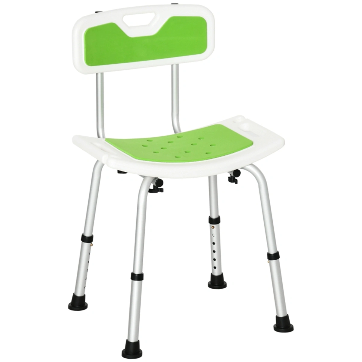 Heavy Duty Bathtub Chair, Non-Slip Shower Seat with Padded Backrest & Armrests, 400 LBS Weight Capacity, Rust-Proof Aluminum Frame, Easy Assembly view 2