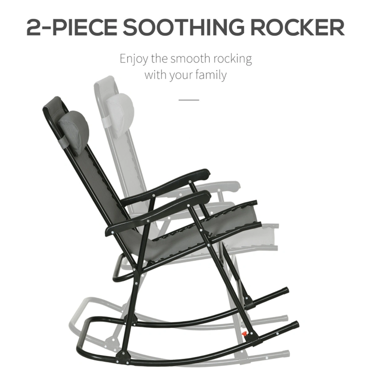 Rocking Chair Garden Chair Outdoor Patio Seating Amazon Shipping view 3
