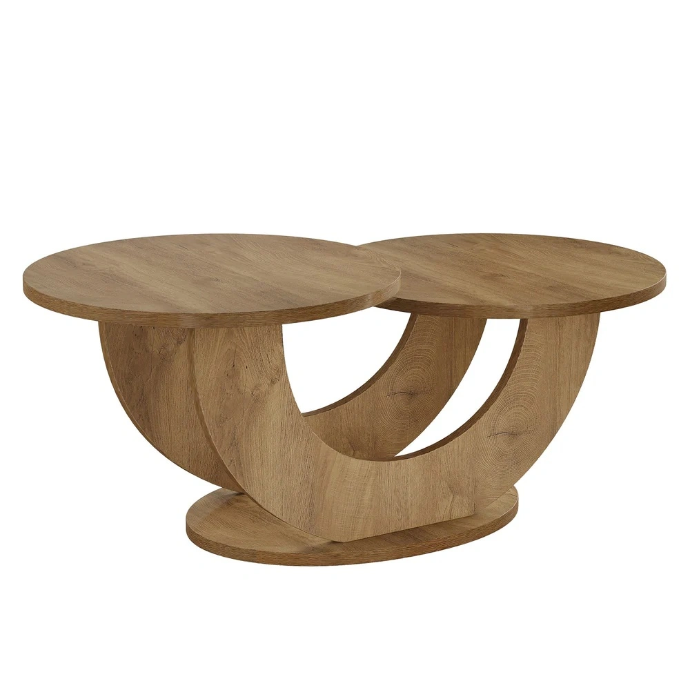 Modern End Table with Storage Shelf, Small Side Table for Living Room Bedroom, Compact Nightstand with Open Cabinet, Wood Look Accent Table view 2