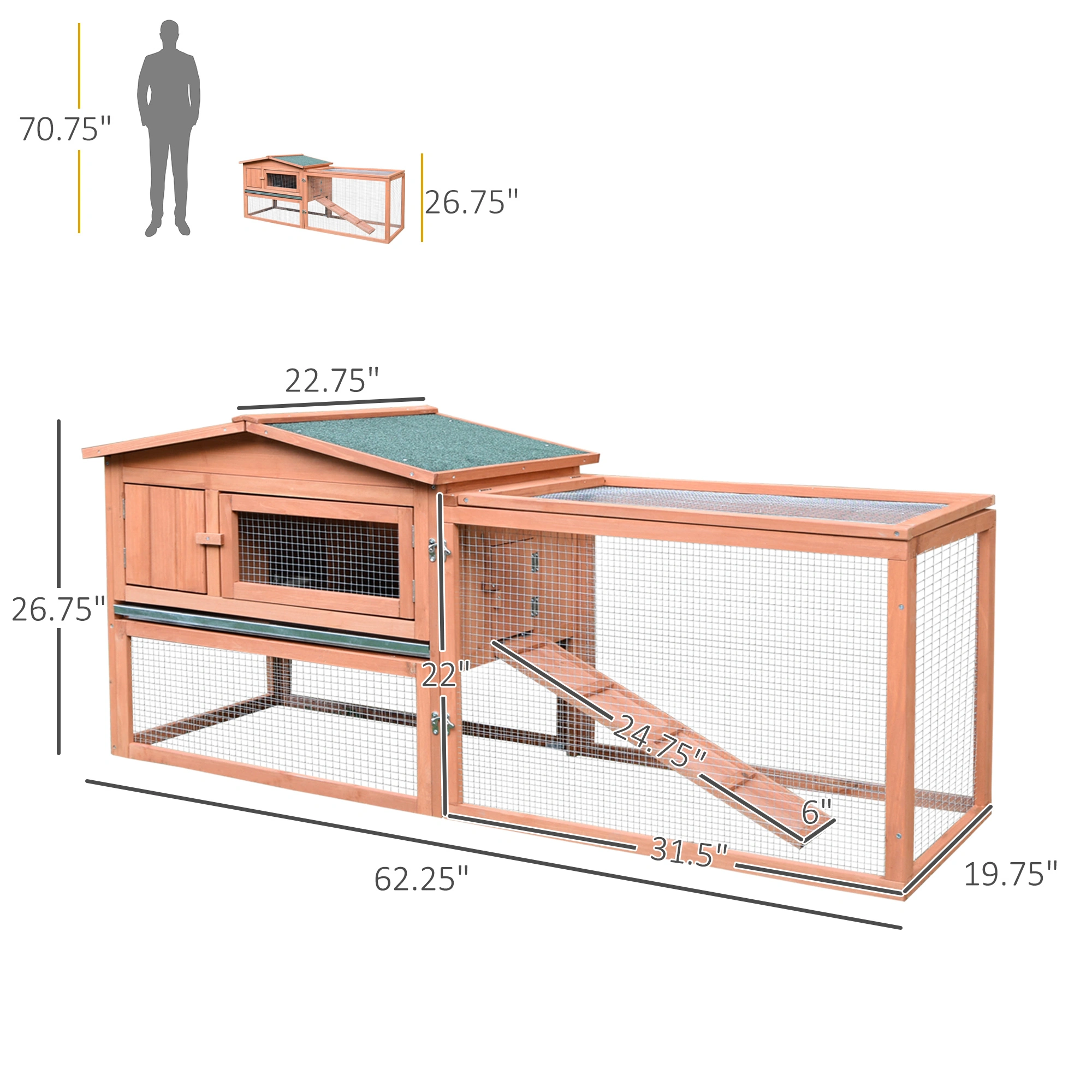 Small Animal Playpen Cage, Portable Pet Exercise Pen for Rabbits, Guinea Pigs, Hamsters & Puppies, Foldable Wire Fencing Enclosure, 8 Panel Dog Crate Outdoor Indoor Use