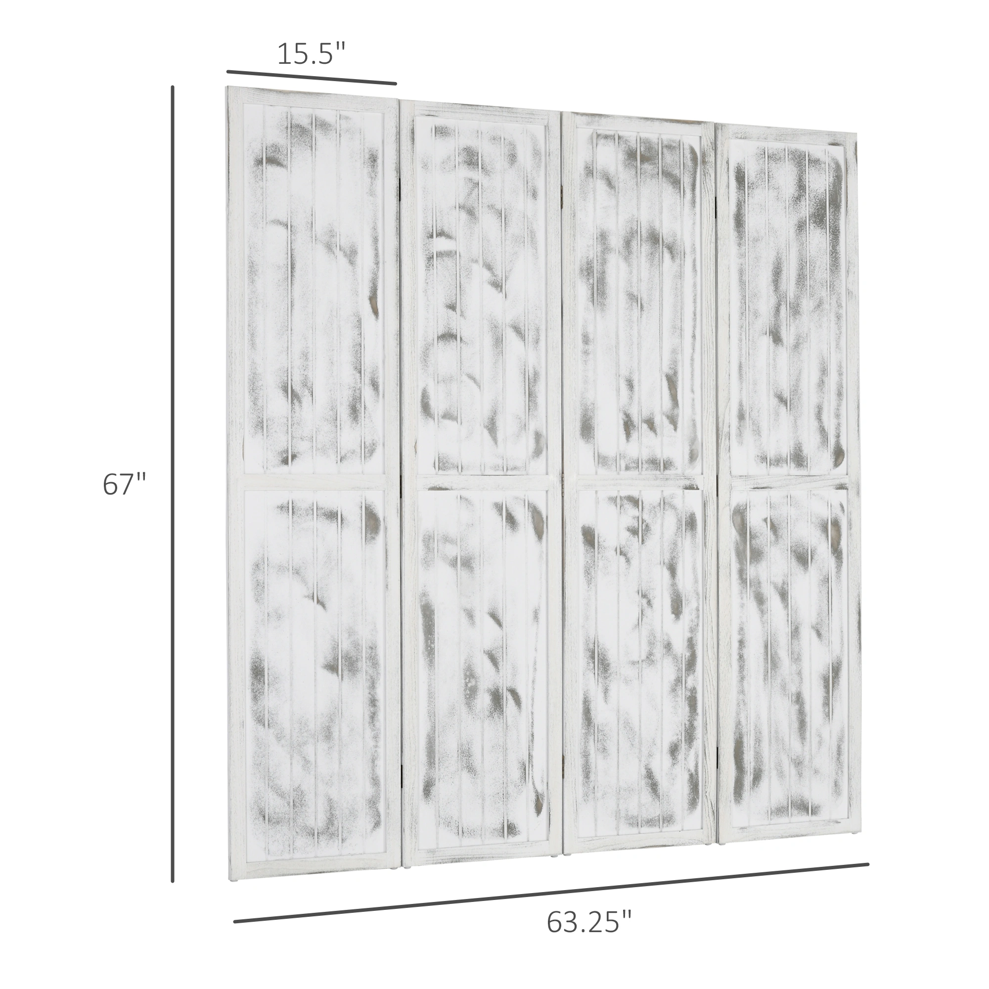 Privacy Screen Folding Room Divider Partition Portable Display Stand for Home Office Bedroom view 2
