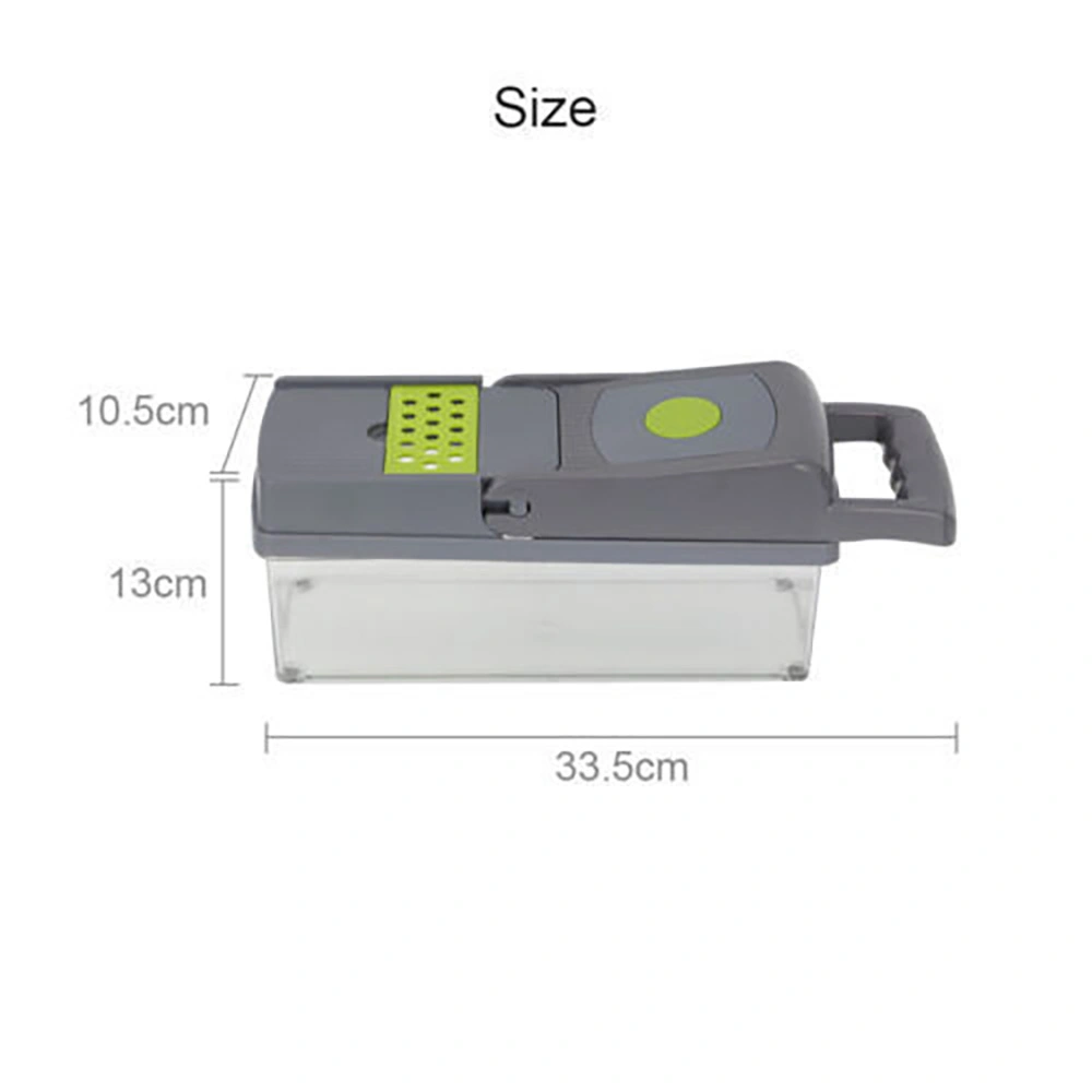 16-in-1 Vegetable Chopper - Multifunctional Food Slicer Dicer & Peeler for Salad Fruit view 3