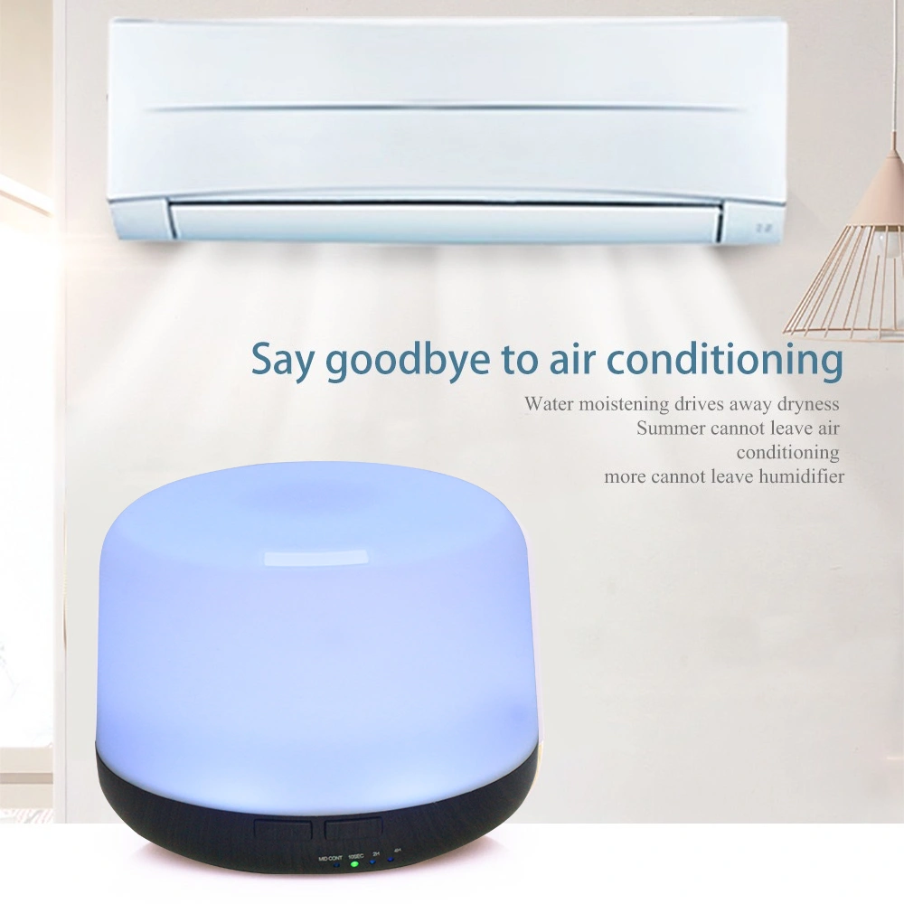500ml Ultrasonic Essential Oil Diffuser & Humidifier with Remote, Auto-Off Timer, 7 Color Changing Night Light for Home, Office, Yoga view 10