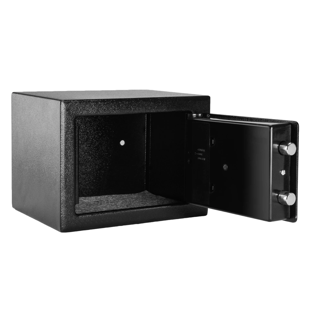 Wall Mount Electronic Code Steel Safe 17EF - Mini Metal Security Box Black view 3