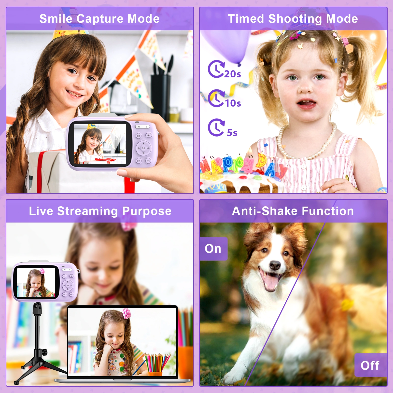 64MP Digital Camera G7, 4K Ultra HD Compact Camera, High Quality Photo & Video Recording for Beginners view 3