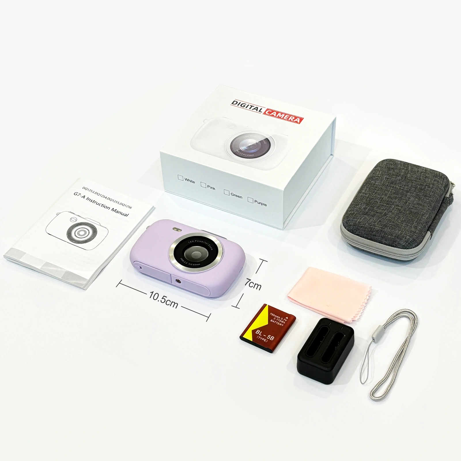 64MP Digital Camera G7, 4K Ultra HD Compact Camera, High Quality Photo & Video Recording for Beginners view 4