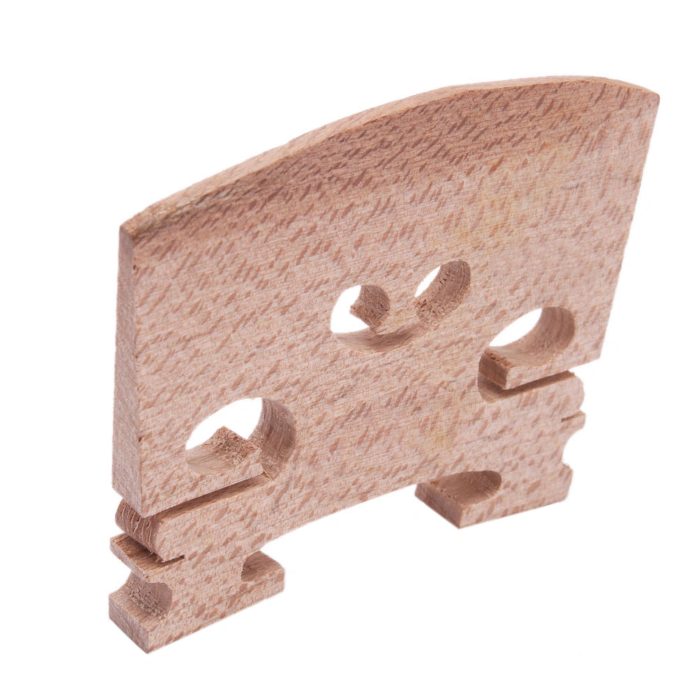 4/4 High Quality Maple Violin Bridge - Natural Wood Color