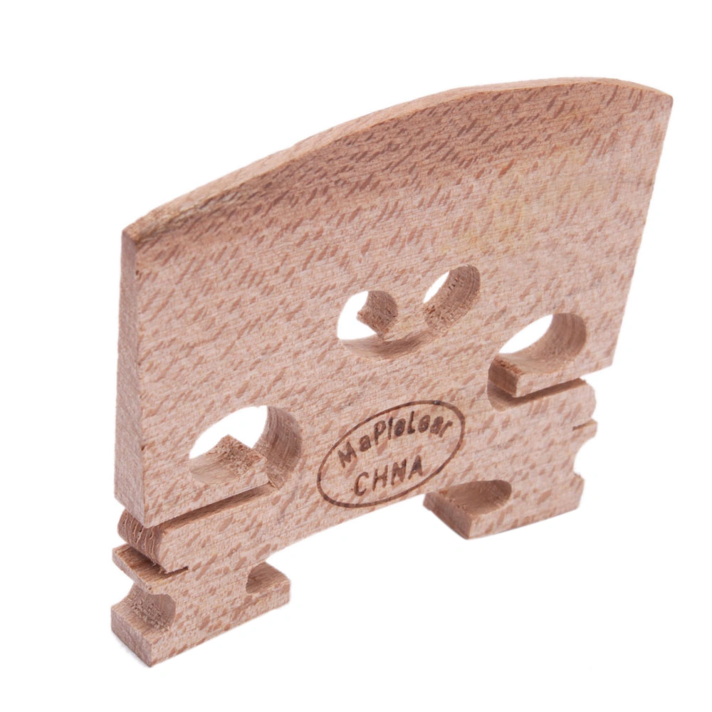 4/4 High Quality Maple Violin Bridge - Natural Wood Color view 2