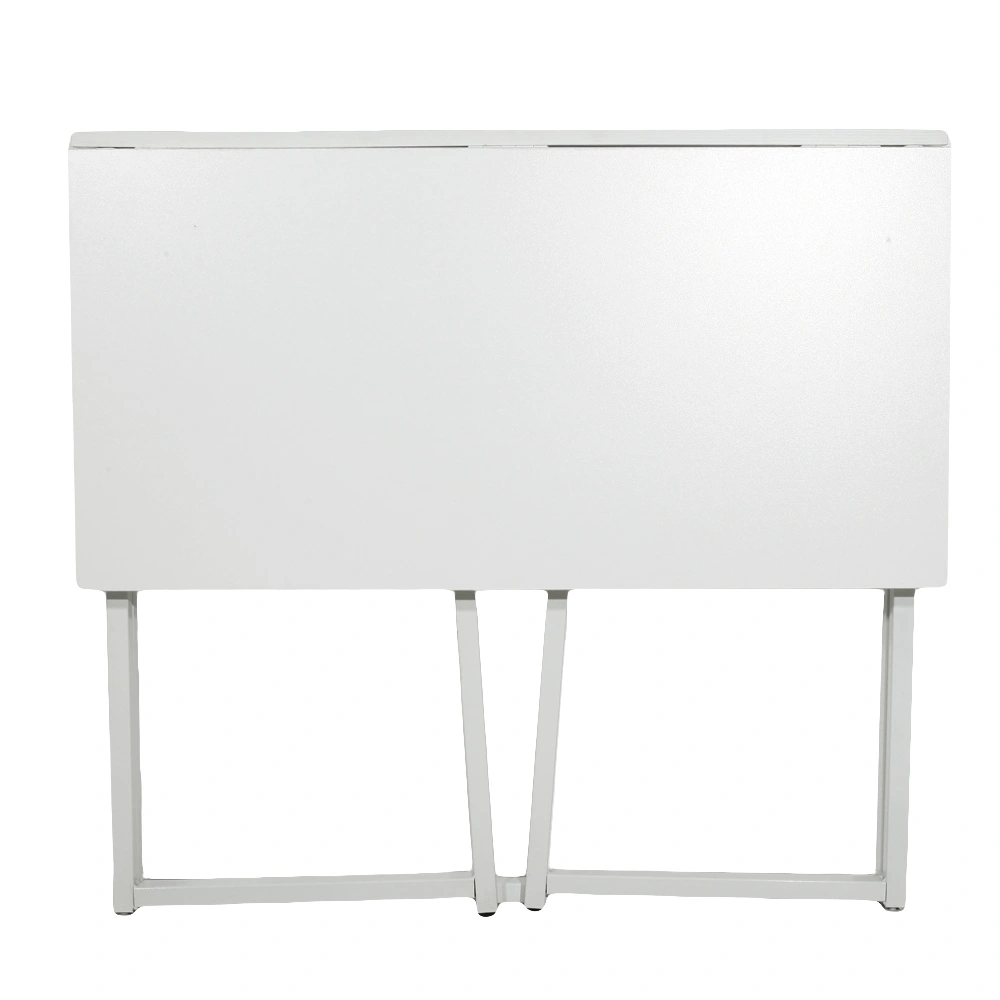 Simple Collapsible Computer Desk White view 8