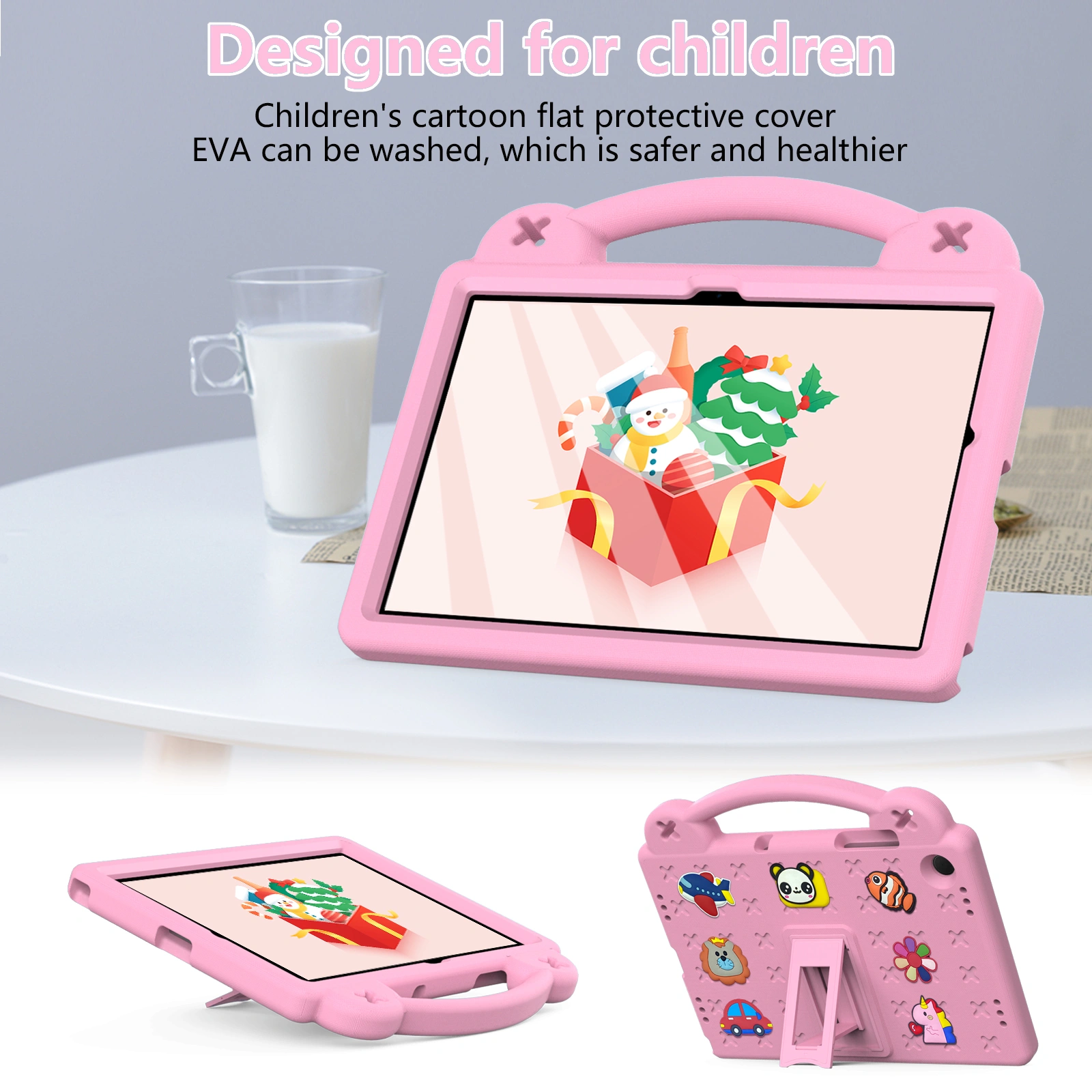 Shockproof Kids Case for Samsung Galaxy Tab A9 Plus 11" Tablet with Rotating Stand Cover view 2