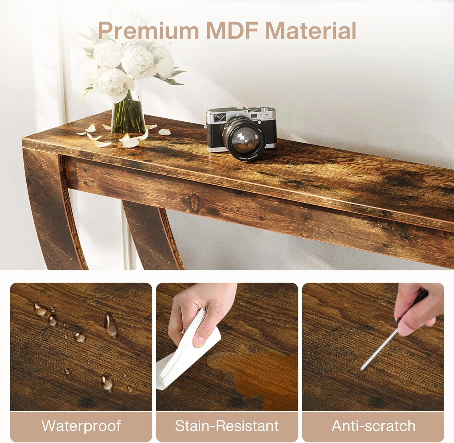 Long Console Table/Living room table(Not Supported non-defective remorse returns) view 5