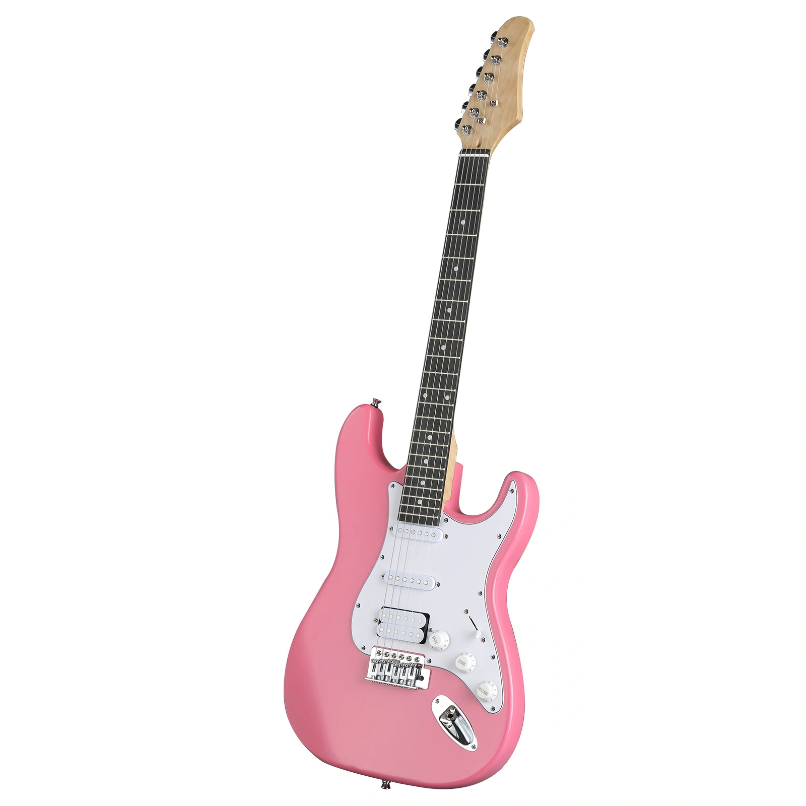 KST Stylish H-S-S Pickup Electric Guitar Kit with 5W AMP Bag Guitar Strap Strings rose red view 9