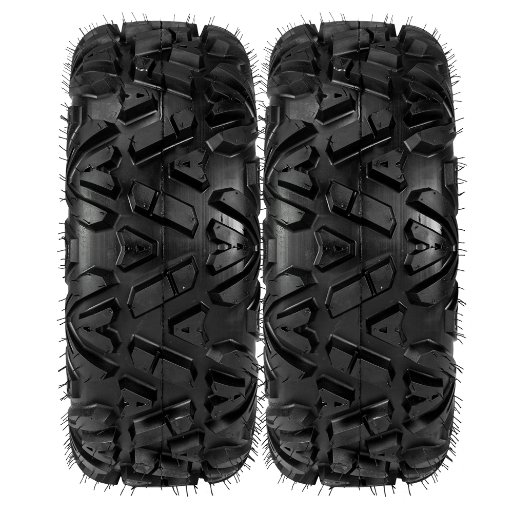 Complete Set of 4 All Terrain ATV UTV Tires 25x8-12 Front & 25x10-12 Rear 6PR Tubeless view 14