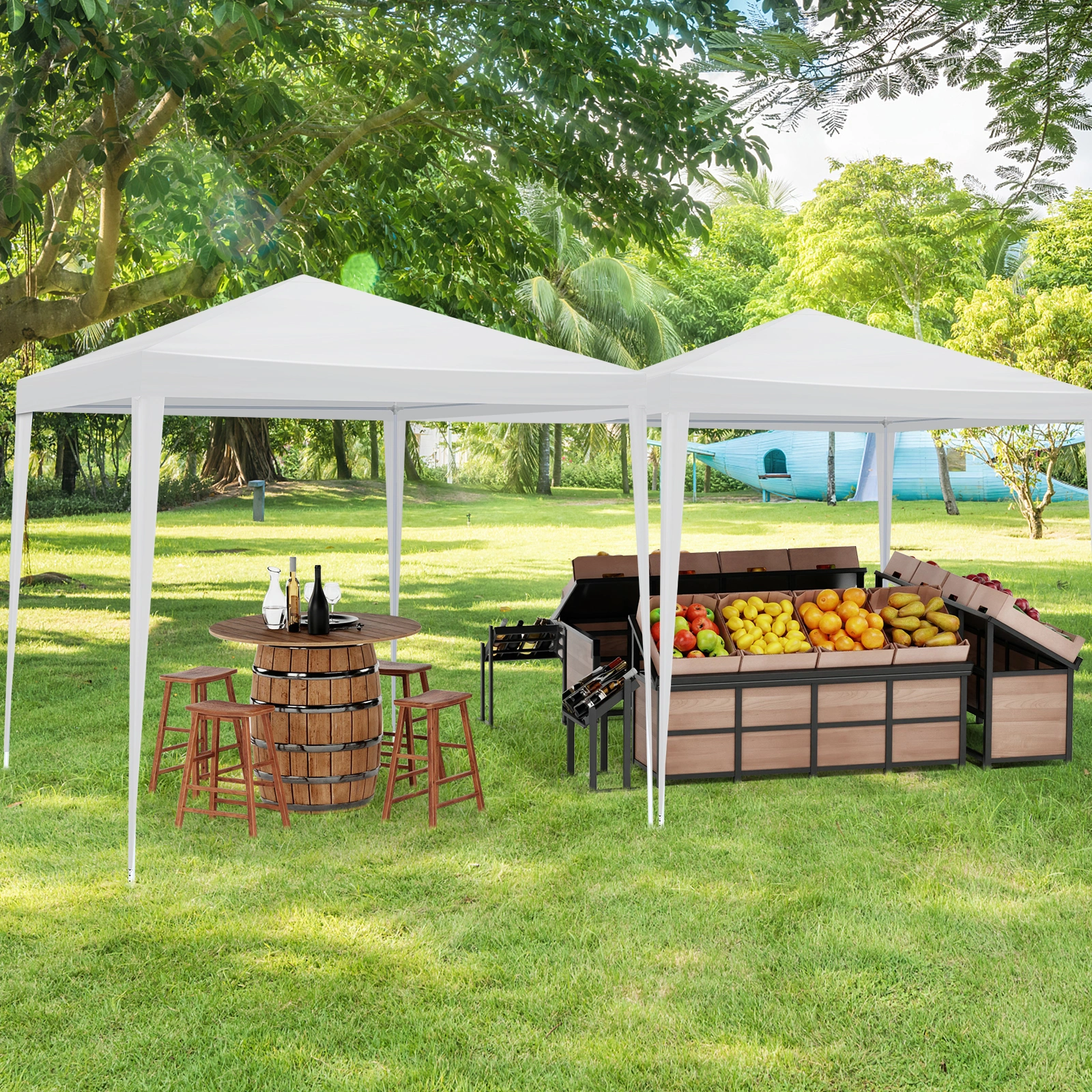 6.5x6.5FT Four Sides Portable Party Tent view 16