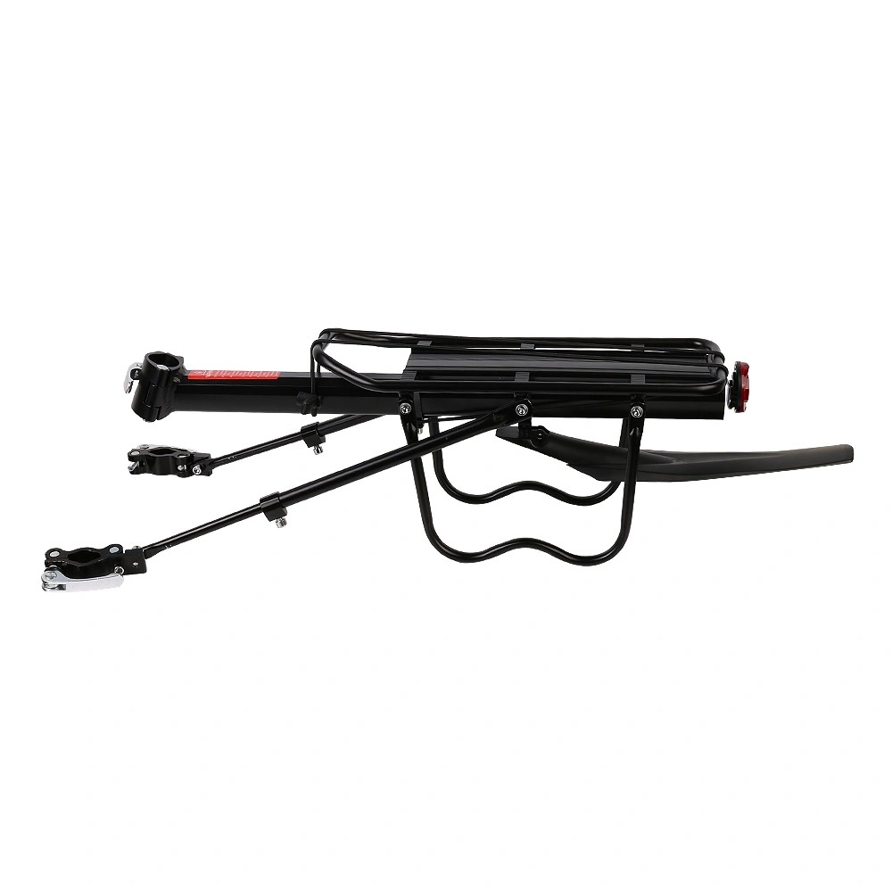 Aluminum Alloy Rear Pannier Rack & Carrier with Adjustable Fender for Mountain Road Bicycle view 4